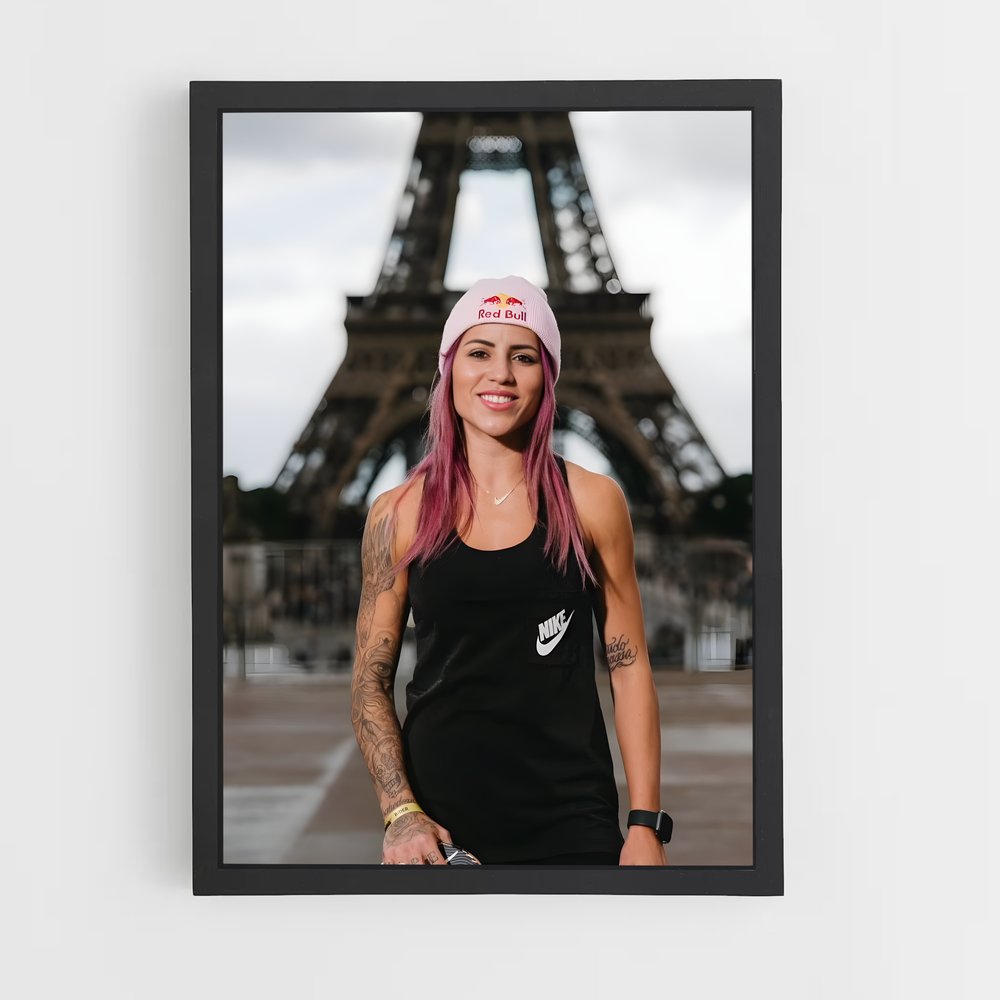 Poster Parisian Vibes – affiche Skateboard (vue 2)